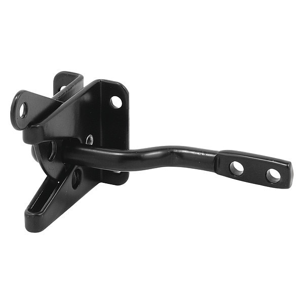 Primeline Tools Gate Latch and Strike Set, 1-7/8 in. x 1-9/16 in., Steel, Painted Black (Single Pack) - MP18517