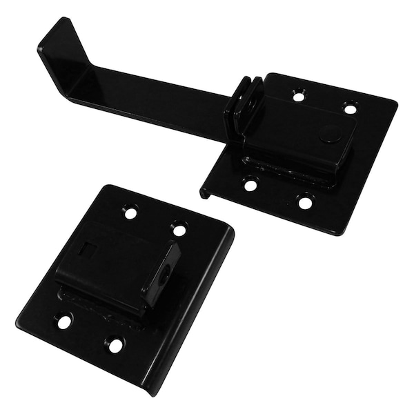 Onward 8inch 203 mm Heavy Duty Flip Latch, Black - 3014FBV