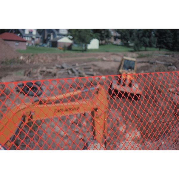 Tenax Safety Fence, 4 ft. H, Orange, 50 ft. L - 64090204