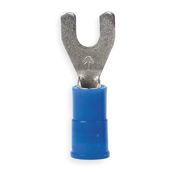 Terminal de horquilla de bloqueo de Nailon 16-14 AWG #10 para perno Paquete de 100 - MNG14-10FLX