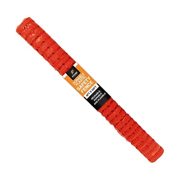 Xpose Safety Safety Privacy Fence - 4' x 50' - Orange - SFO-450-X