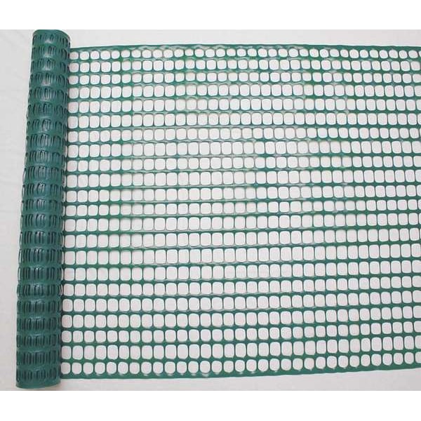 Zoro Select Snow Fence, 4ft. H, 50 ft. L, Green - 33L956