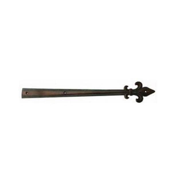 Gourmetgalley 88-621 Orleans Faux Strap Black Powder Coat - GO1084029