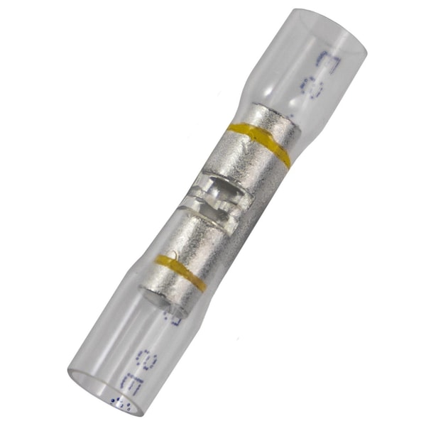 Sello transparente para empalmes CRYSTAL CLEAR BUTT CONN. - 12-10 AWG ventana de empalme, paquete de 15, 15 piezas - 22965