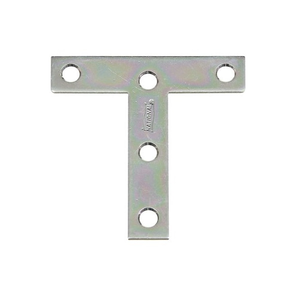 National Mfg/Spectrum Brands Hhi 2PK 3x3 Zinc T Plate - N113-704