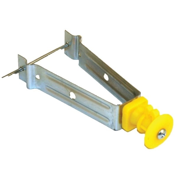 Zareba Chain-Link Insulator, Aluminum/Polywire/Steel, Plastic, Yellow - ICLXY-Z