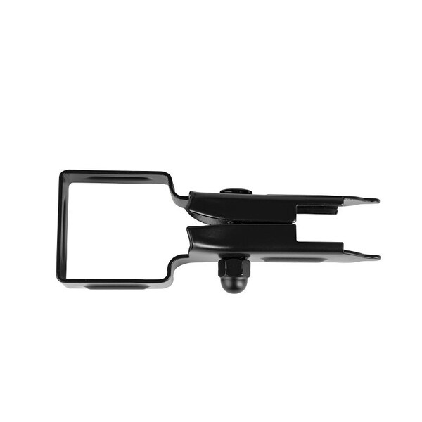 Nuvo Iron Universal Bracket, Steel, Textured Black, Galvanized, For: Fence Panels - BU04RTXB