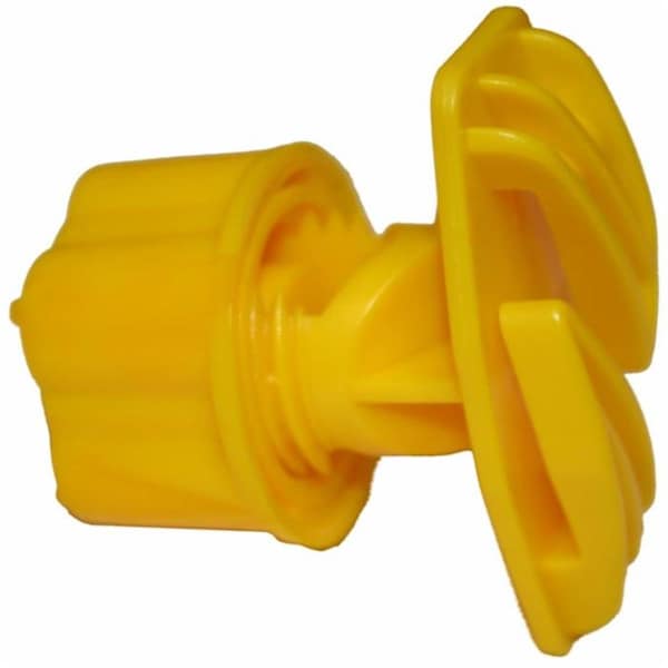 Gourmetgalley Rod Post Insulator for Poly Tape Yellow - GO1639607