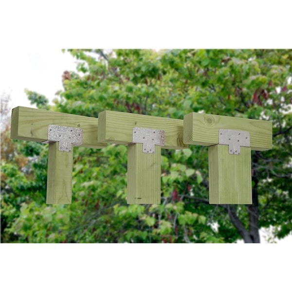 Simpson Strong-Tie Simpson Strong-Tie 6 in. H X 5.5 in. W 16 Ga. Galvanized Steel Post Cap - PC6Z