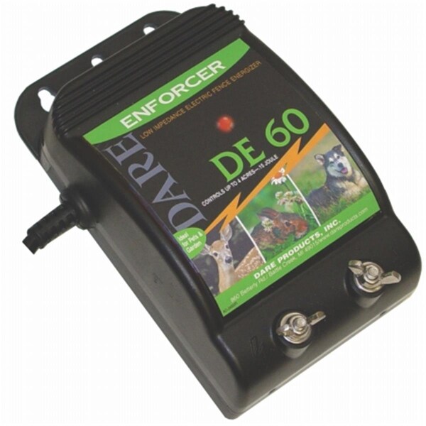 Dare Products Electric Fence Controller- Black 10 Mile - DE 60 - DA37109