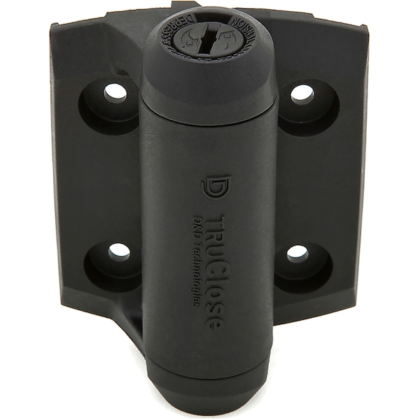 National Hardware National Hardware TruClose 3.81 in. L Black Self-Closing Spring Hinge 2 pk - N346-206