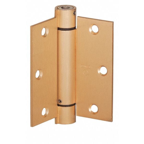 Best Spring Hinge, Steel, Door Leaf 1-3/8"W - 2060R 3 5X3 5 US4