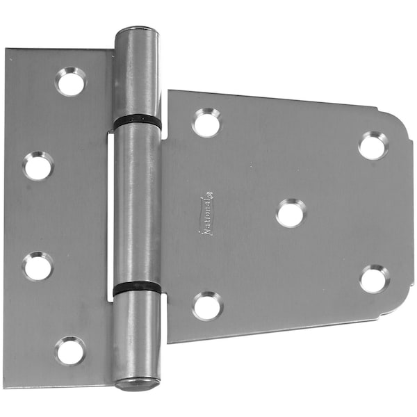 National Hardware National Hardware 3.5 in. L Silver Stainless Steel Extra Heavy Gate Hinge 1 pk - N342-543