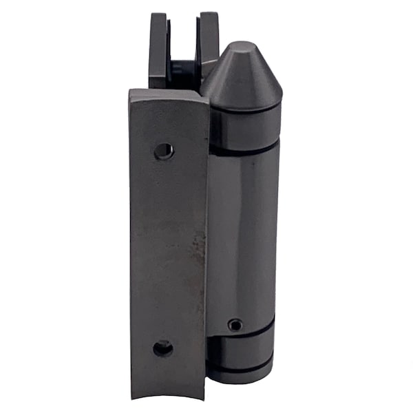Richelieu 90Deg Wall-to-Glass/Post-to-Glass Mount Adjustable Spring-Loaded Pool Gate Hinge, Stainless Steel - PGHSQPG03170
