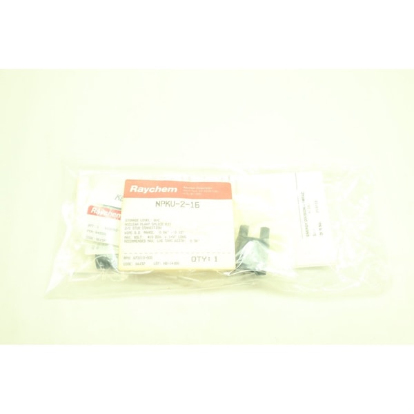 Kit de empalme para planta nuclear Raychem 2/c 0.06-0.12in - NPKV-2-16