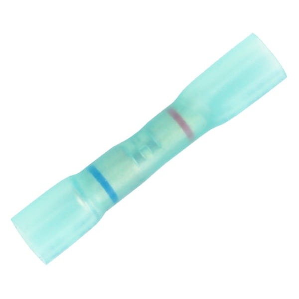 Pacer Step-Down Butt Splices con termoretráctil azul - 22-18 AWG a 16-14 AWG - Paquete de 500 - TBSDE14-18-500.
