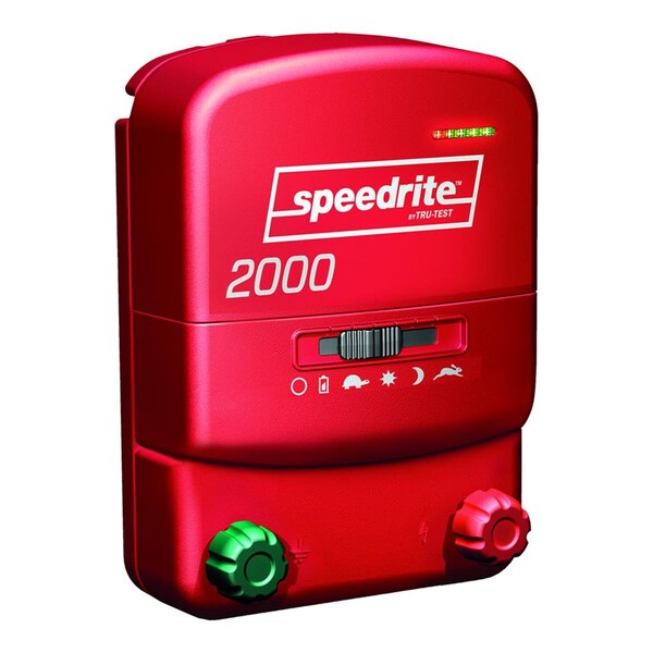 Mannapro Speedrite  2000 Dual Powered Energizer - Red - 809447