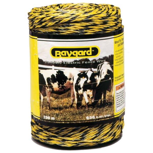 Parker Mccrory 656 ft. Yellow And Black Portable Electric Fence Wire - 121