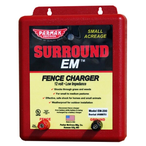 Parker Mc Crory EM-200 12V Small UL Listed Fence Charger - 439235