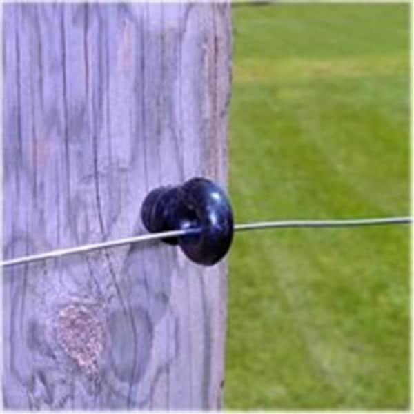 Zareba Zareba IWSIRB-Z Wood Post Ring Black Insulator - 6841134