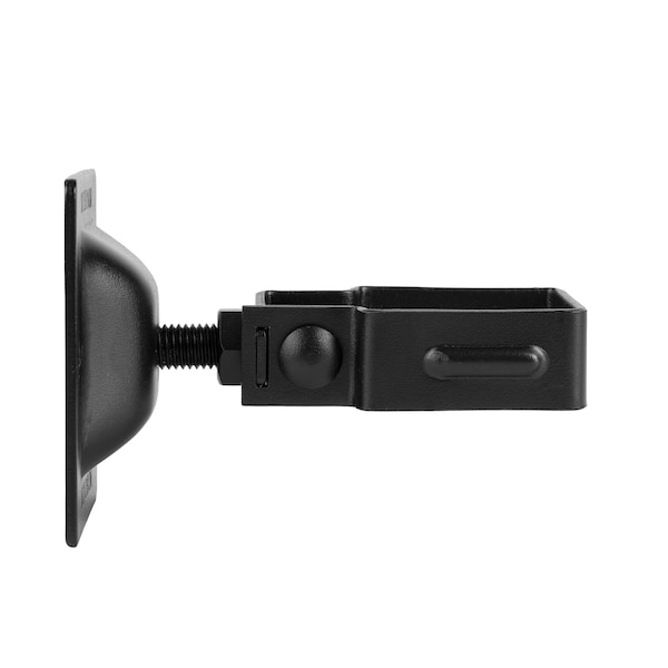 Nuvo Iron Legacy Collection Wall Brackets, Powder Coated Black, Used for mount a 2x2 to a wall, 2PK - WMBRTXB