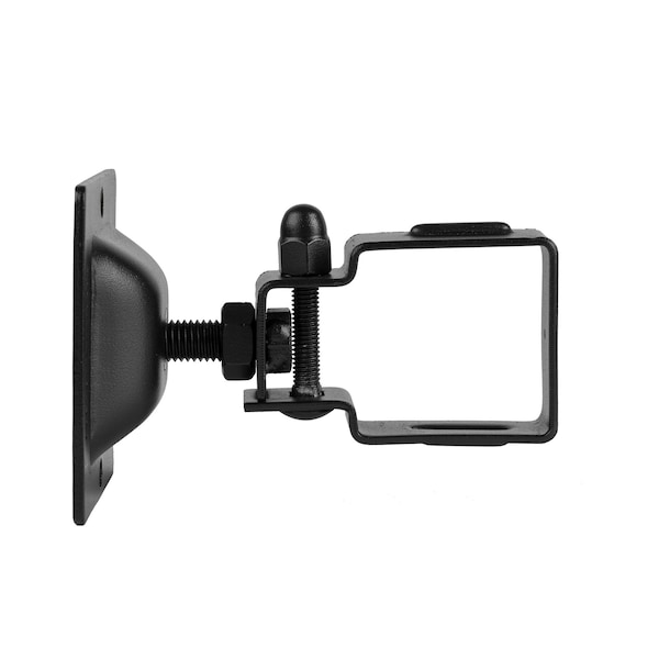 Nuvo Iron Legacy Collection Wall Brackets, Powder Coated Black, Used for mount a 2x2 to a wall, 2PK - WMBRTXB