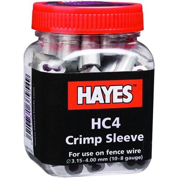 Hayes Hayes 808210 8 - 9 Gauge HC4 Crimp; Silver; Pack of 50 - 808210