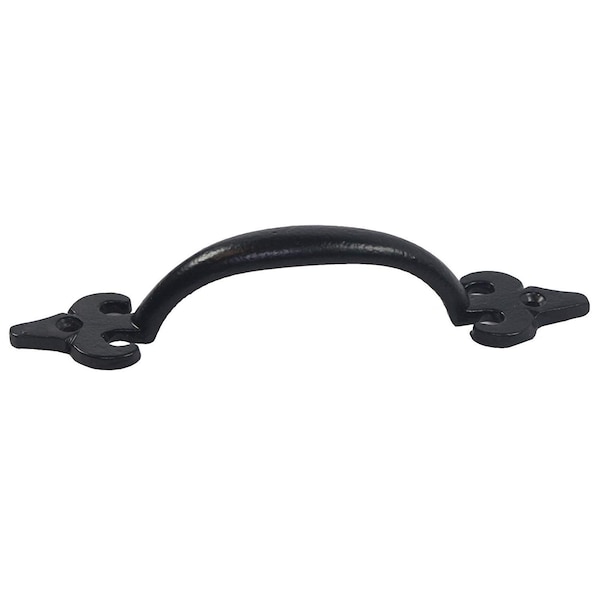 Nuvo Iron BLACK GALVANIZED STEEL ANTIQUE COLONIAL HANDLE - AH