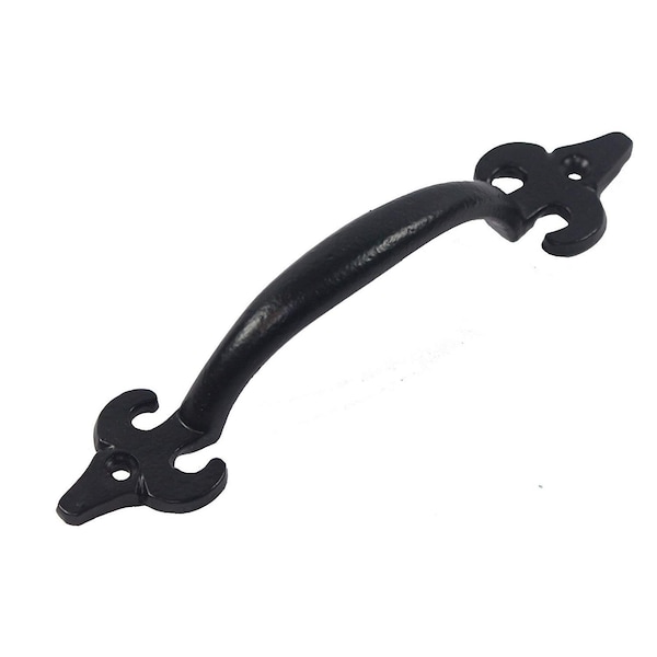 Nuvo Iron BLACK GALVANIZED STEEL ANTIQUE COLONIAL HANDLE - AH