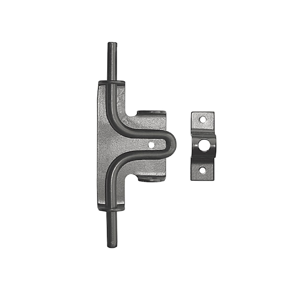Nuvo Iron BLACK GALVANIZED STEEL SLIDE BOLT LATCH - SBL