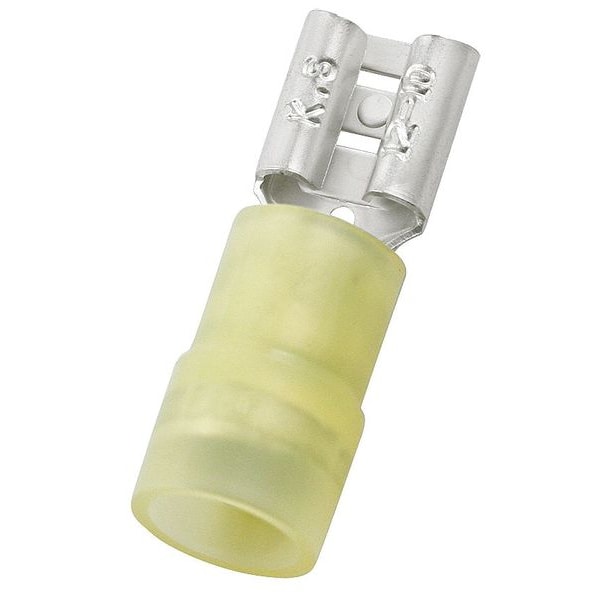 Desconexión Hembra Power First, Amarilla, 12-10AWG, paquete de 50 - 24C857