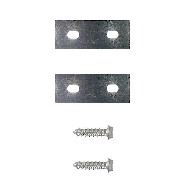 Foundation Concrete Anchor Kit, 2 Connector Pieces and Concrete Screws 125 long - F1.BEAM.ANCHOR.KIT