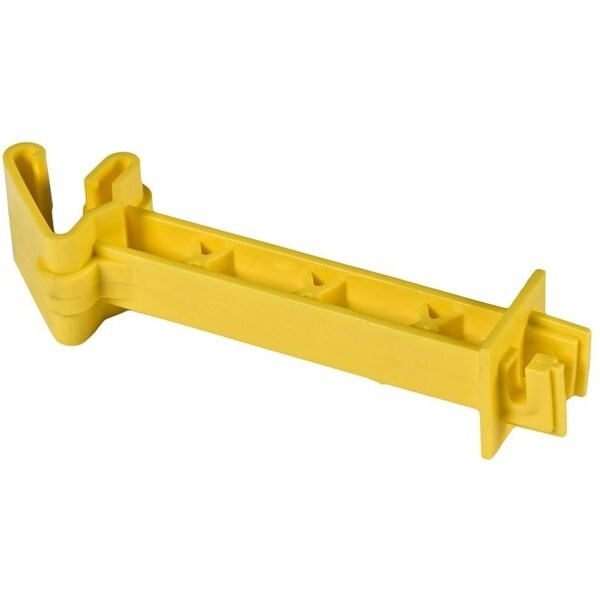Zareba SnapOn Extender Insulator, AluminumPolywireSteel, Polyethylene, Yellow - IT5XY-Z