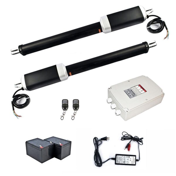 Tepee Supplies Back up Kit Swing Gate Opener for Dual Swing Gates up to 1700 lbs - TE3310772