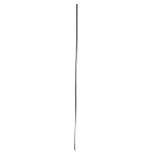 Parmak Rod Post, 48 in OAH, Fiberglass, Gray - 705