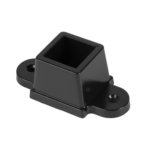 Nuvo Iron Legacy Collection Wall Bracket for Fence Panels, Powder Coated Black, 3PK - BSI09RTXB