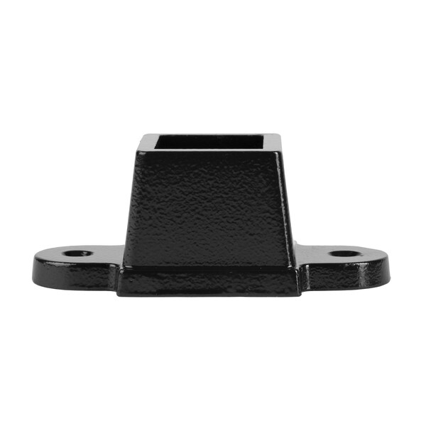 Nuvo Iron Legacy Collection Wall Bracket for Fence Panels, Powder Coated Black, 3PK - BSI09RTXB