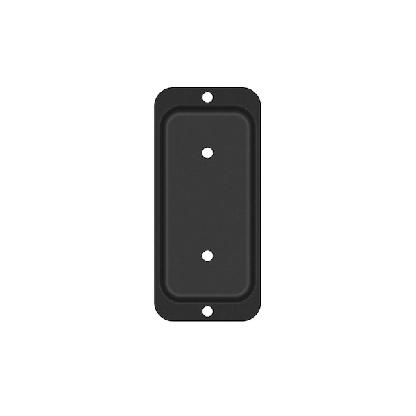 Nuvo Iron BLACK 2 x 4 STEEL RAIL HANGER AND CONNECTOR PLATE - RH24B