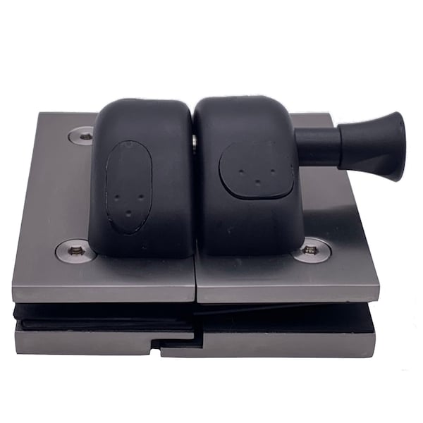 Richelieu 180 Degree Glass-to-Glass Magnetic Pool Gate Latch, Stainless Steel - PGLGG180170