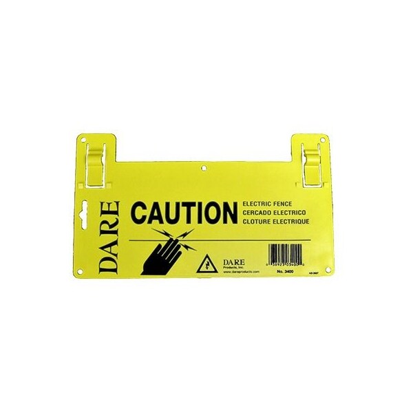 Dare Products 512x9 YEL Warnin Sign - 3400