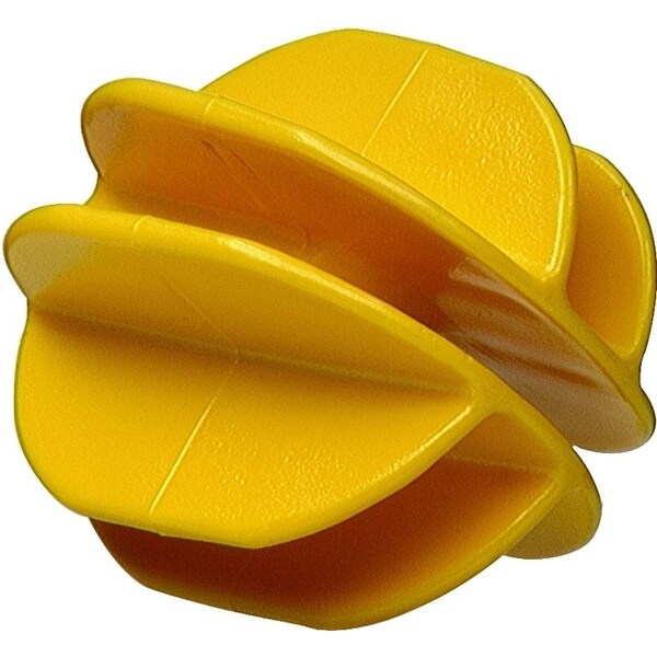 Zareba ICYZ Corner Post Insulator, 9 to 22 ga Fence Wire, AluminumSteel, Plastic, Yellow - ICY-Z/ICY-RS