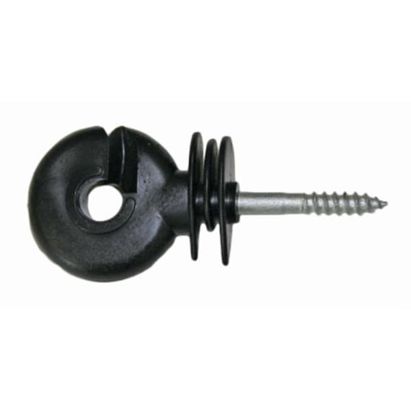 Powerfields Powerfields 241854 2 in. Poly Wire Insulator - Black; Pack of 25 - 241854