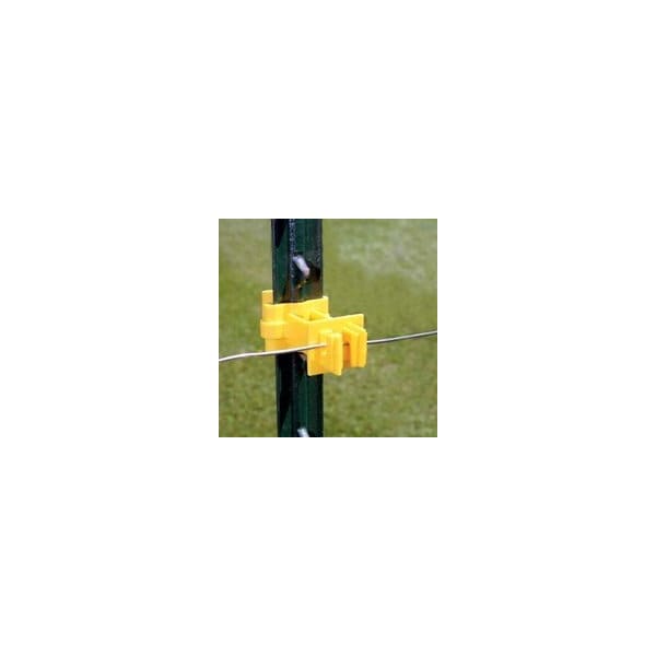 Zareba Snap-On Extender Insulator, Aluminum/Polywire/Steel, Polyethylene, Yellow - IT2XY-Z