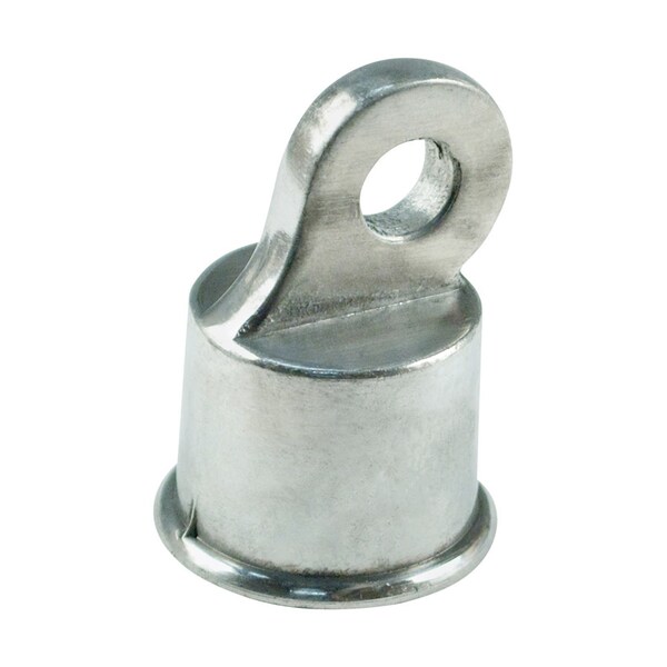 Yardgard YardGard 2.8 in. H Galvanized Silver Aluminum Rail End - ARE158