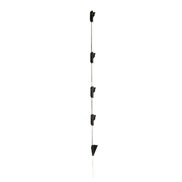 Gallagher Power Fence, Gallagher Step-In Post with Clips, 48 in OAH, Fiberglass - A648
