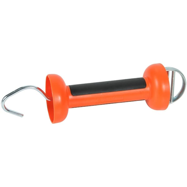 Excellent Appliances Rubber Grip Gate Handle for Tape Fencing - Orange - EX3852258