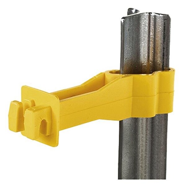 Dare Products Dare Products SNUG-RT-25 Snug Back Side T-Post Insulator; Yellow; 25 Count - 191305