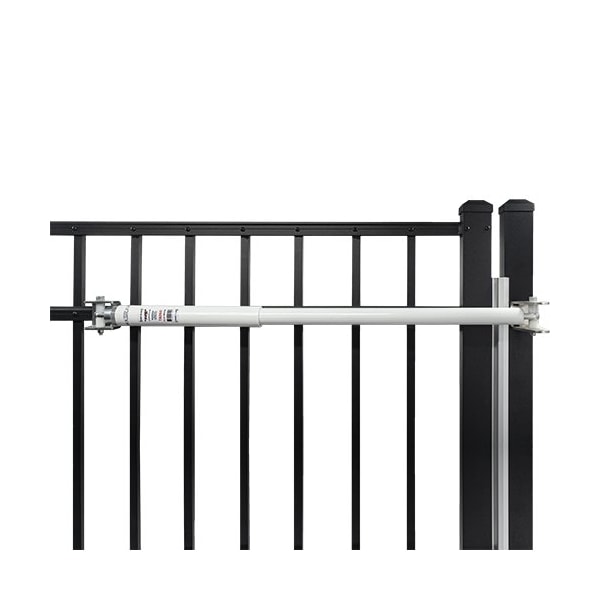 Lockey Adjustable Hydraulic Gate Closer For Gates 50-125 lbs White - TB250-W