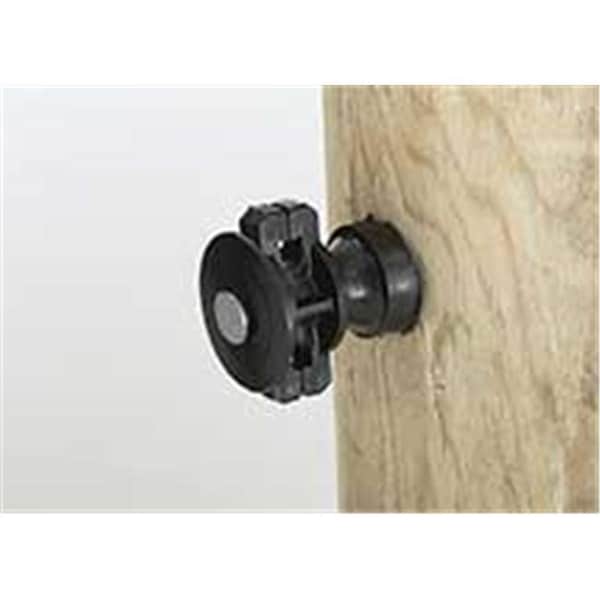 Dare Products Dare Products Wood Post Insulator With Nail Black - ELF-WP-25 - 31237