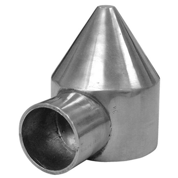 Grilltown 328568C 2.38 in. 1 Way Aluminum Chain Link Bullet Cap - GR831044